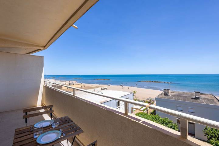 Appartement de vacances pour 4 personnes, avec Vue sur l’océan et Jardin