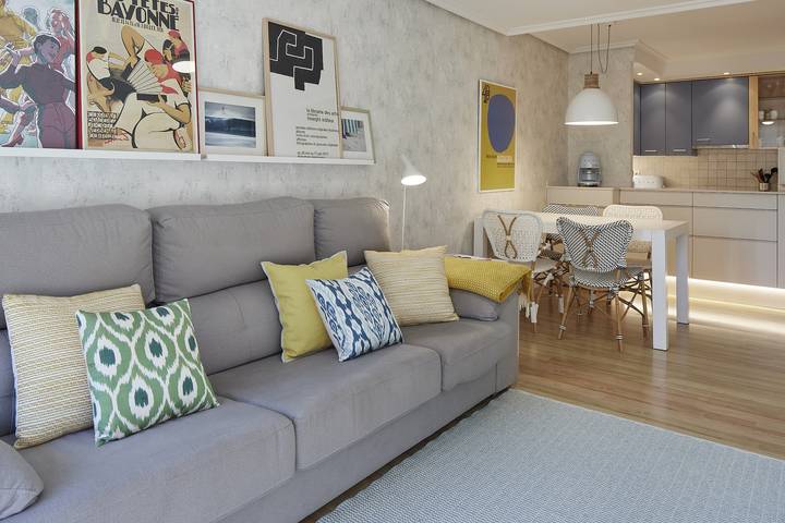 Gîte pour 2 personnes, avec balcon, adapté aux familles à Zarautz - 2