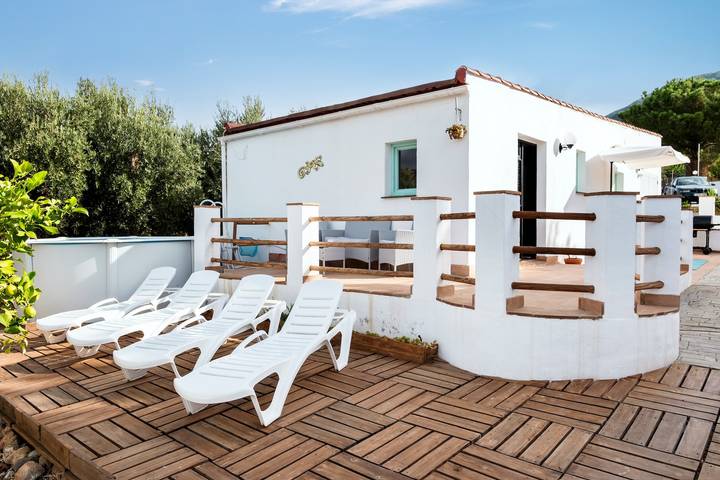 Ferienhaus für 6 Personen, mit Garten