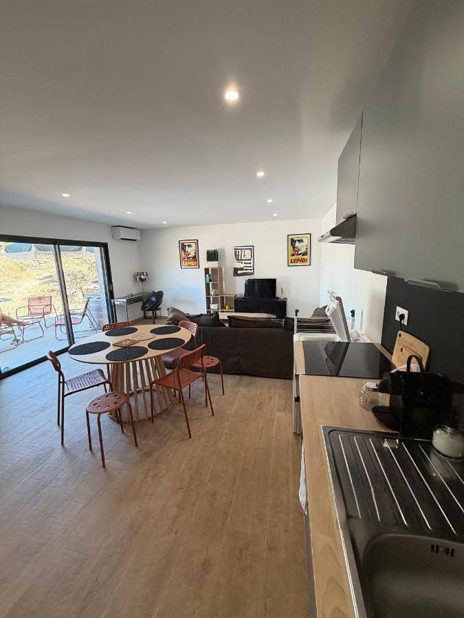 Appartement de vacances pour 4 personnes, avec jardin et vue