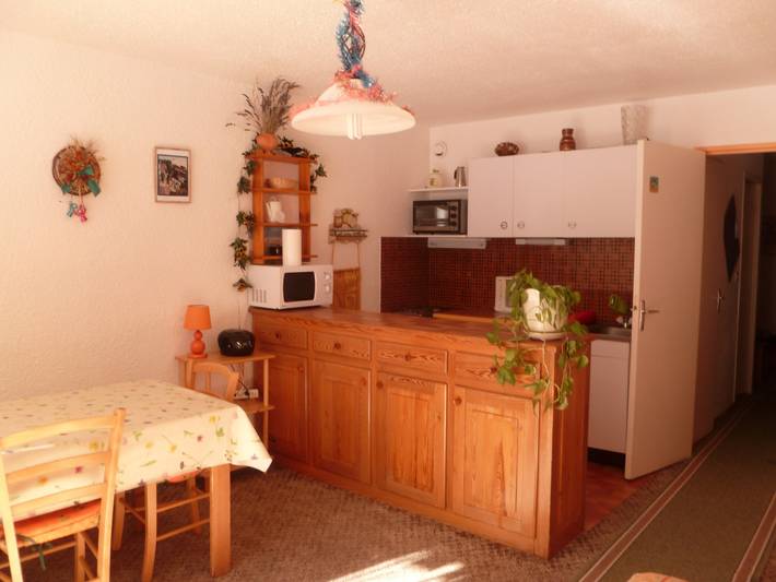 Charmante Wohnung in Enchastrayes 38 m² mit Bergblick in Le Sauze, Enchastrayes