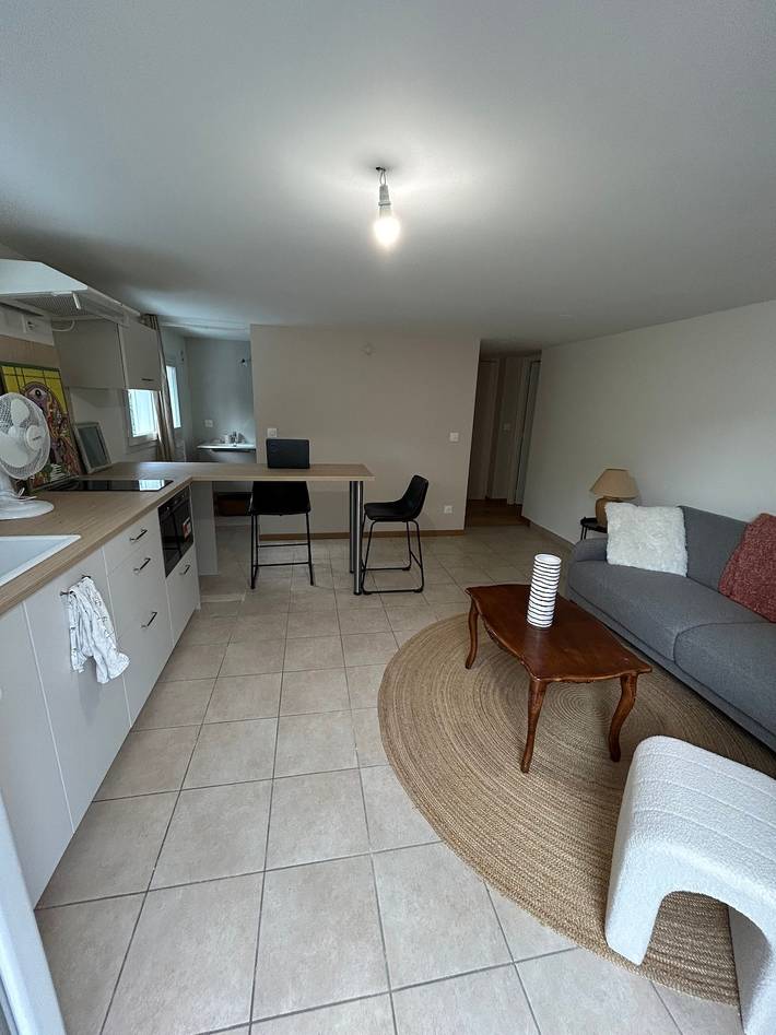 Ganze Wohnung, Charmantes T2-Apartment, 10 Min. vom See, Bergblick, Terrasse, Wlan in Brison-Saint-Innocent, Chambéry und Umgebung