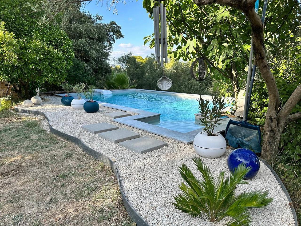Bed and Breakfast '285 Antredeux' con piscina, jardín compartidos y aire acondicionado in Saint-Christol (Languedoc-Roussillon), Costa mediterránea (Francia)