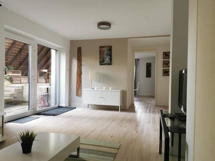 Appartement de vacances pour 4 personnes, avec vue et jardin
