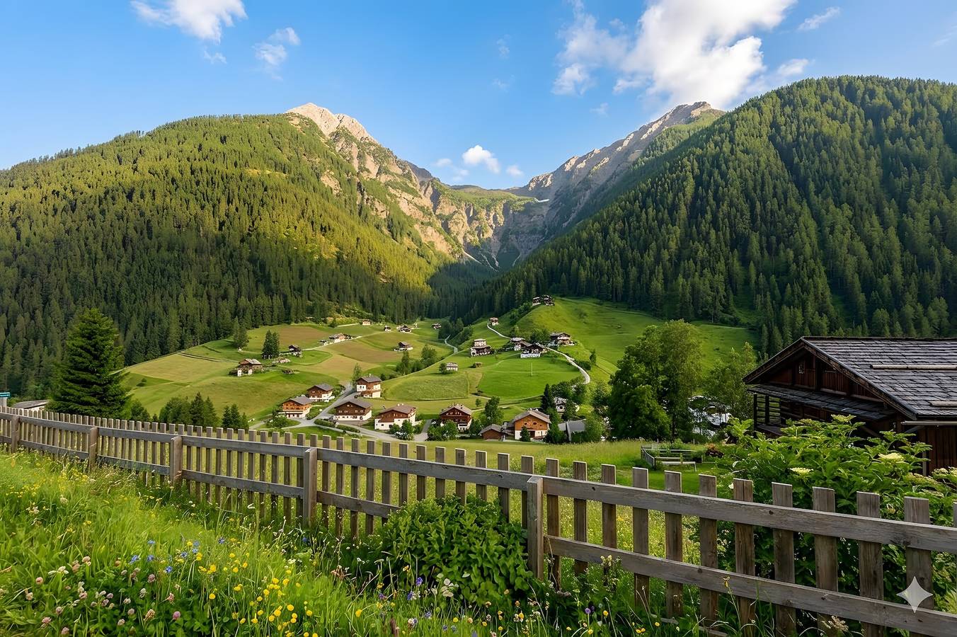 Hel lejlighed, Chalet Panorama Rabbi with Mountain Views in Val di Rabbi in San Bernardo (Rabbi), Rabbi