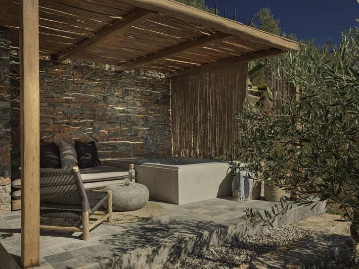 Ferienwohnung für 2 Personen, mit Terrasse und Pool sowie Garten am Pilion - 4