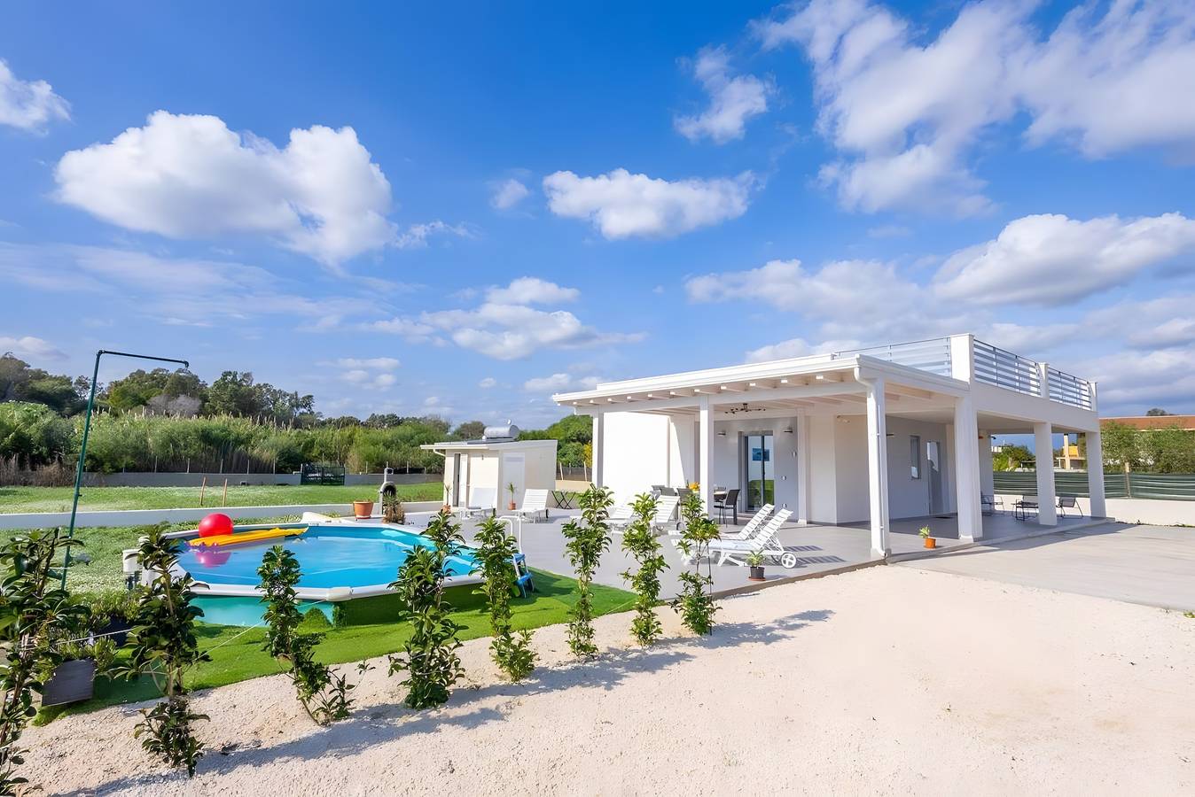 White House Villa Luisa – Entspannungsoase nahe Strand in Ragusa in Santa Maria del Focallo, Ispica