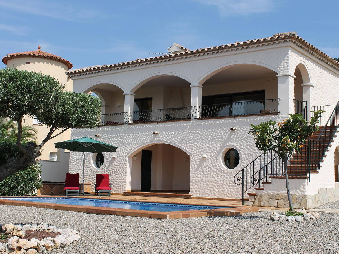 Alquiler vacacional de casa con piscina y vistas, max.6 personas, Roses in El Mas Fumats, Roses