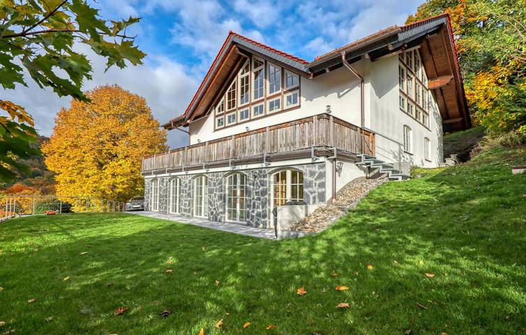 Ferienwohnung für 6 Personen, mit Terrasse und Garten sowie Sauna in Stolberg (Südharz)