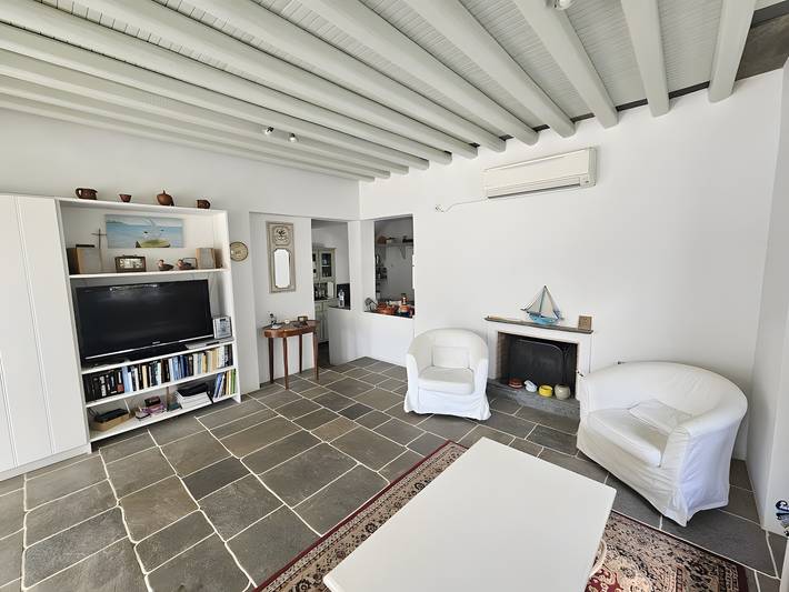 Casa de vacaciones "Villa Thalassa - Vathy" con vistas al mar, Wi-Fi y aire acondicionado in Playa de Vathi, Sifnos
