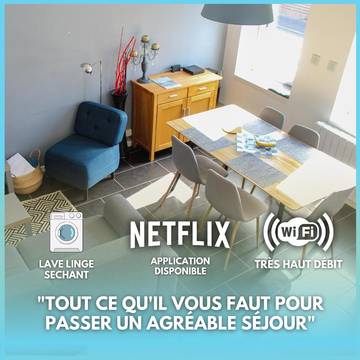 Gîte pour 5 personnes, avec jardin à Carvin