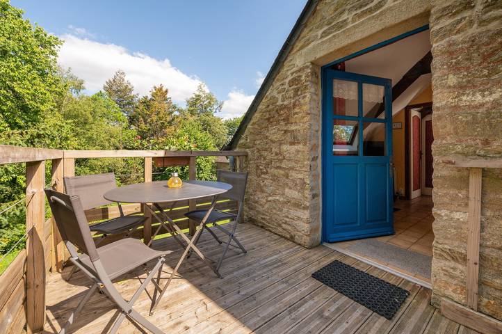 Lodge voor 3 personen, met Balkon en Tuin in Bretagne
