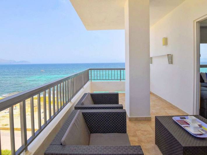 Apartamento para 4 personas, con balcón en Son Bauló