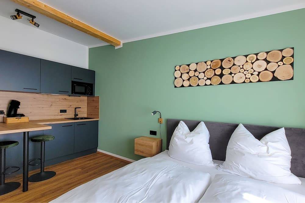 Ganze Wohnung, Modern eingerichtetes Appartement 2 (23 qm) direkt am Donauradweg in Bad Abbach, Ostbayern