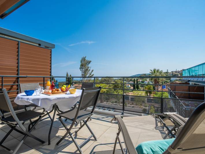 Appartement de vacances pour 4 personnes, avec Terrasse et Jardin