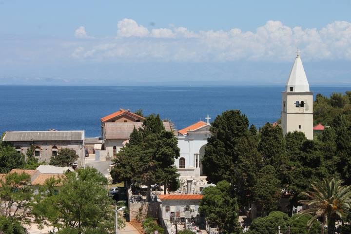 Ganze Wohnung, 1-Zimmer-Ferienwohnung mit Balkon und Meerblick Mali Losinj, Losinj A-7879-b in Mali Lošinj, Lošinj (Kvarner Bucht)