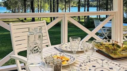 Ferienhaus für 6 Personen, mit Ausblick und Terrasse in Gräsmark