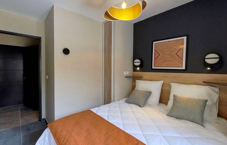 Appartement entier, Appartement de vacances pour 6 personnes avec sauna in Auron, Saint-Étienne-de-Tinée