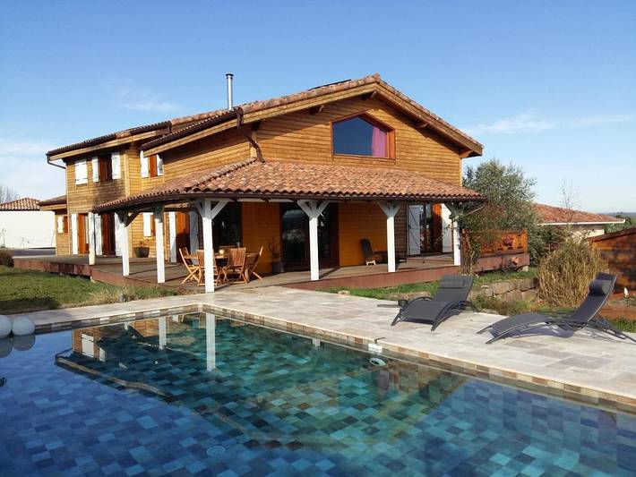 Chambre d’hôte pour 7 personnes, avec jardin et piscine ainsi que terrasse et vue - 1