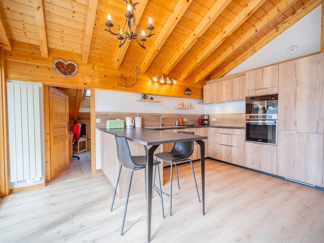 Appartement entier, Grand appart 3 pièces, 8 pers, garage, wifi, La Clusaz in Lac des Confins, La Clusaz
