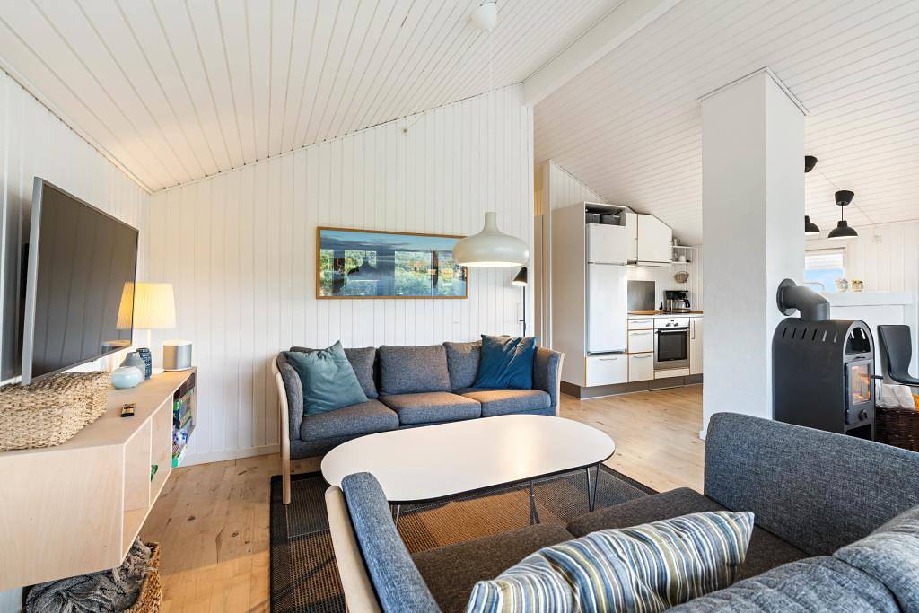 Gemütliches Ferienhaus mit Kamin, nur 300 m zum Strand, Hund erlaubt in Årgab, Holmsland Klit