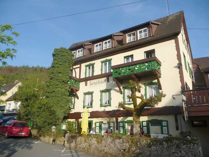 Hotel für 2 Personen, mit Balkon und Terrasse sowie Ausblick in Wiesenttal