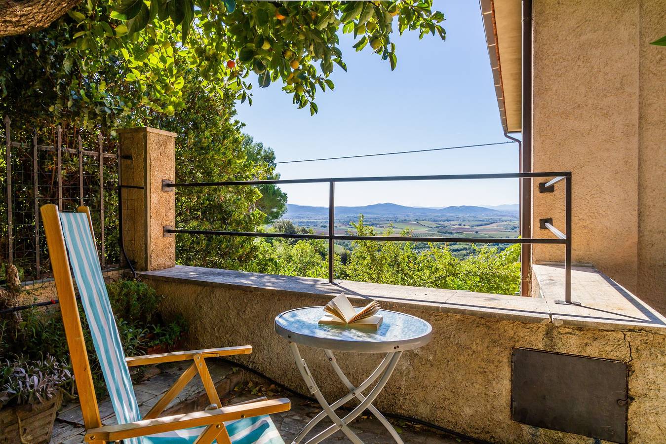 Ferienhaus 'Amazing Tuscany Window' mit Meerblick, Wlan und Klimaanlage in Roccastrada, Grosseto Provinz