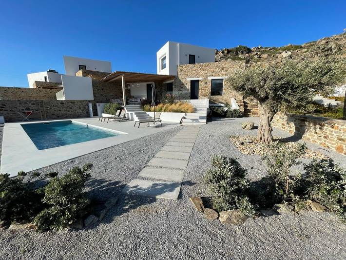 Villa voor 9 personen, met tuin en terras op Naxos