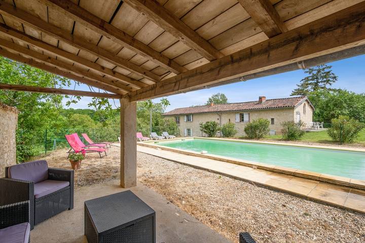 Villa pour 12 personnes, avec terrasse ainsi que jardin et piscine en Midi-Pyrénées - 3