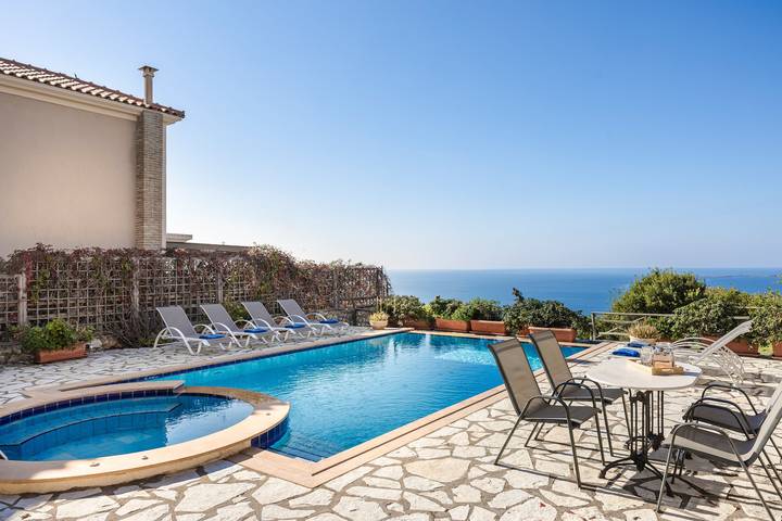 Villa per 8 persone, con Vista oceano e Giardino a Argostoli