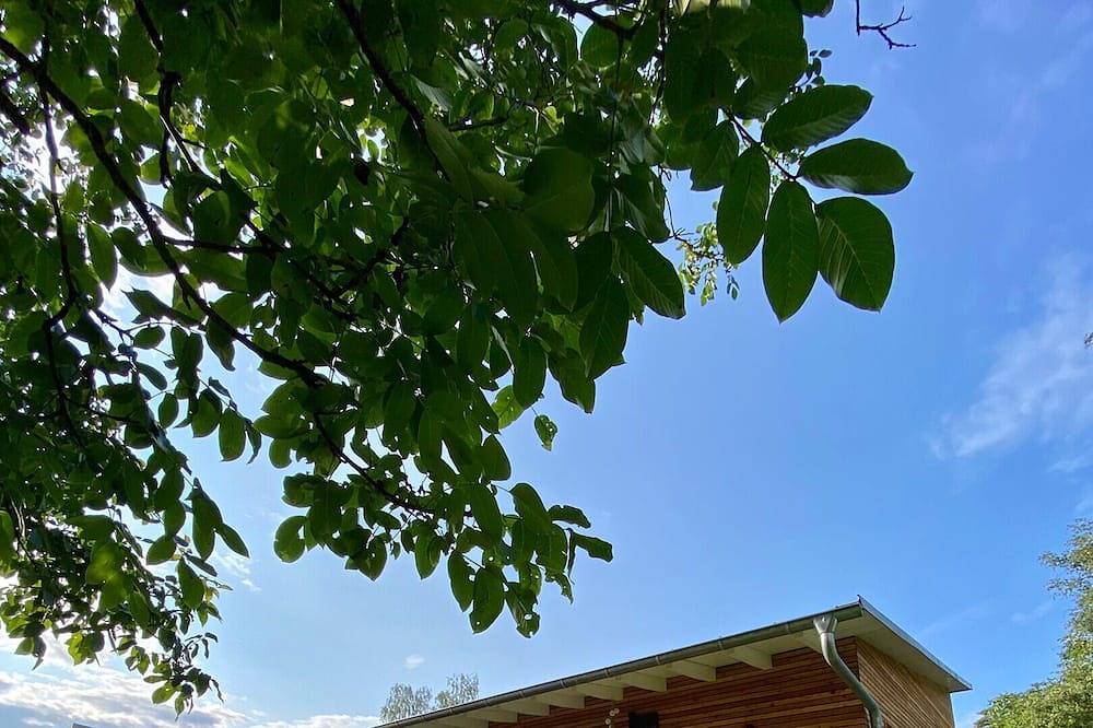 Neues, modernes Ferienhaus mit Traumblick im Grünen in Mücke, Vogelsberg Region