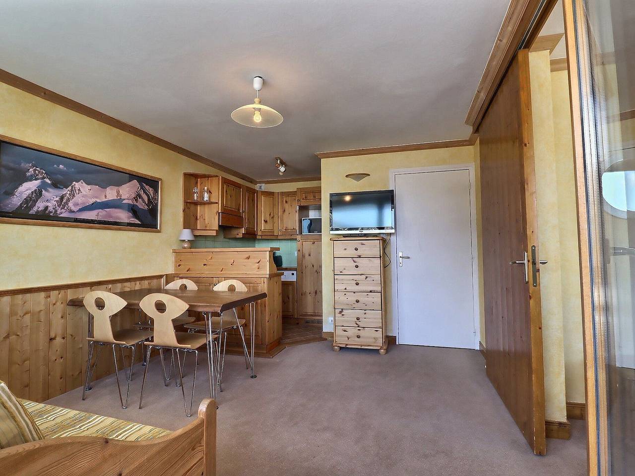Apartamento entero, 2 Piezas Confort 33m², Balcón, Wi-Fi Gratis, Mascotas Permitidas in Méribel-Mottaret, Les Allues