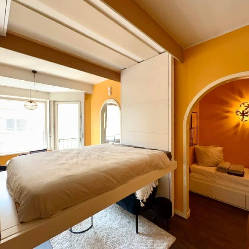 Geheel appartement, Vakantieappartement voor 6 personen met balkon/terras in De Panne, Belgische Kust