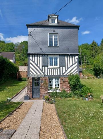 Cottage pour 2 personnes, avec jardin à Honfleur
