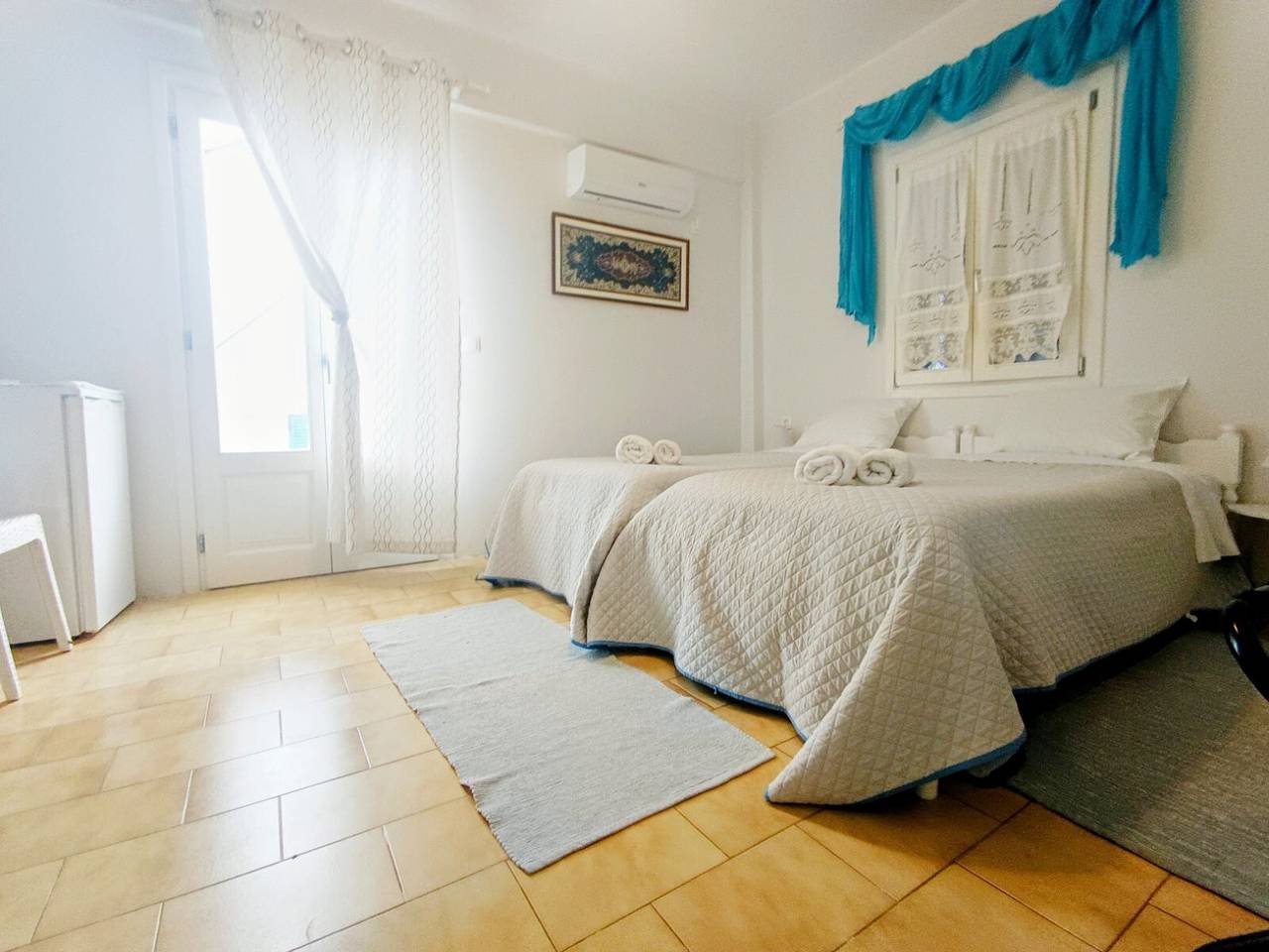 Camera con vista mare, Wi-Fi e aria condizionata in Katapola, Amorgos