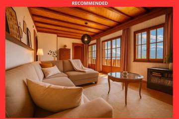 Gîte pour 4 personnes, avec vue ainsi que jardin et sauna à Leysin