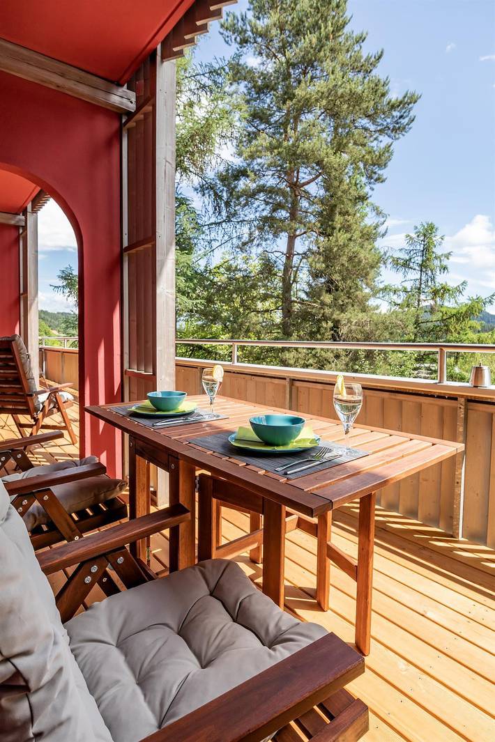 Ferienwohnung für 4 Personen, mit Ausblick und Balkon sowie Seeblick am Klopeiner See - 2