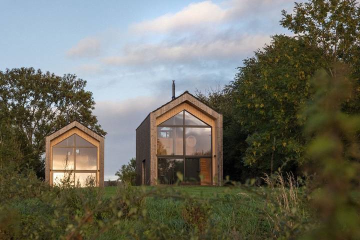 Ferienhaus für 3 Personen, mit Garten und Ausblick in Dithmarschen