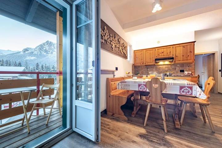 Appartamento per 4 persone, con Balcone e Giardino a Pera di Fassa