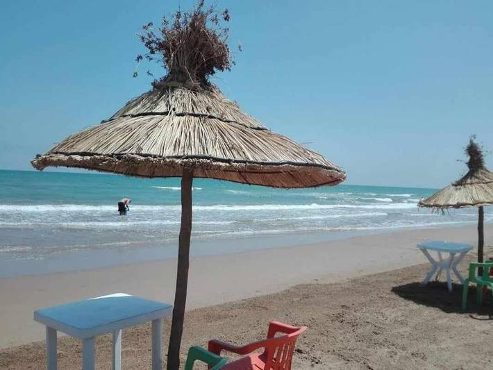 Gîte pour 3 personnes, avec terrasse et vue à Ras El Ma