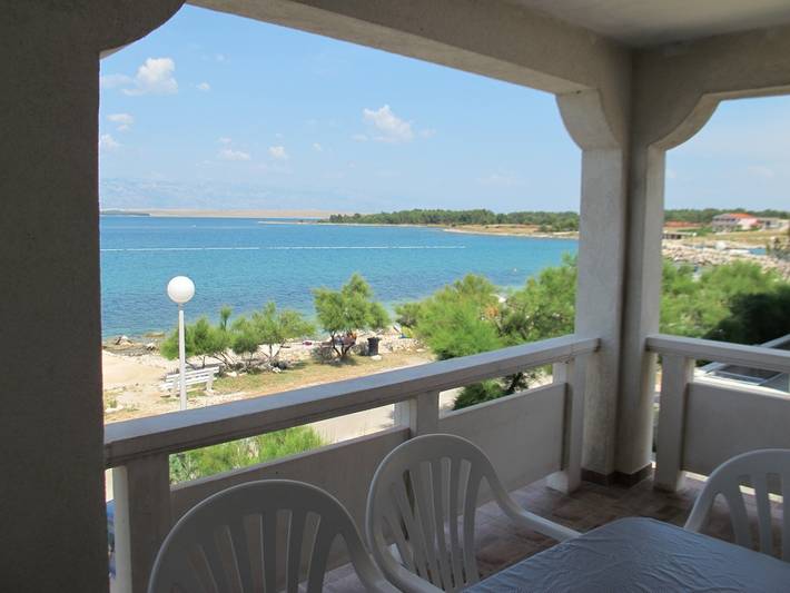 Apartament wakacyjny dla 4 osób, z Taras w Vir