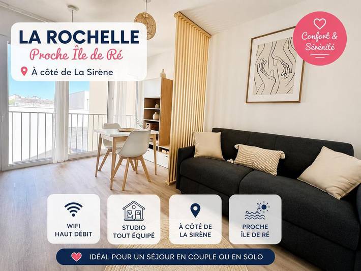 Gîte pour 2 personnes dans La Pallice