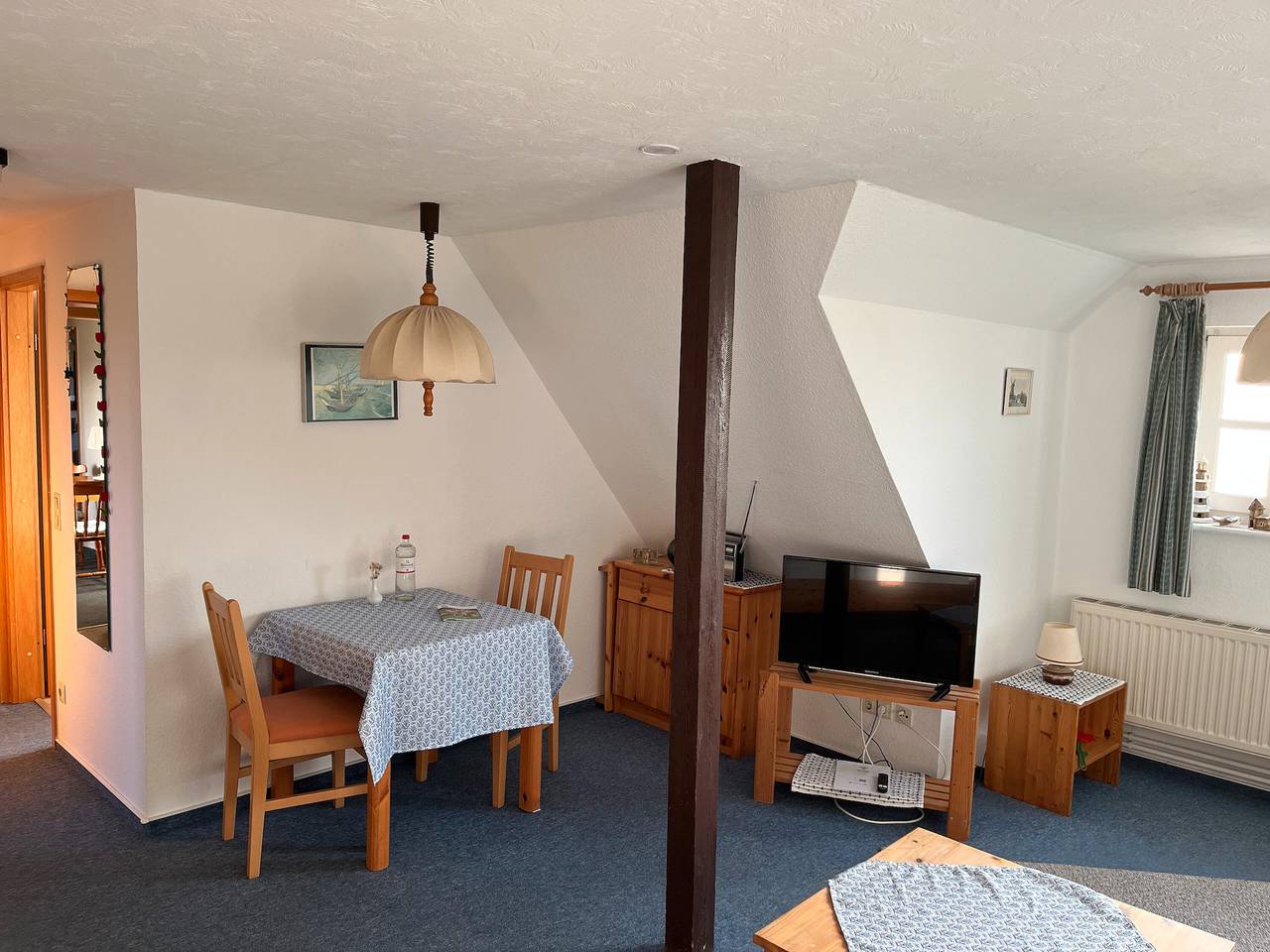 Ganze Wohnung, Apartment „Fewo Weitblick“ mit Seeblick, Gemeinschaftsgarten und Wlan in Pellworm, Nordfriesland