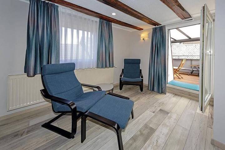 Ferienwohnung für 2 Personen, mit Balkon, mit Haustier in Rhens