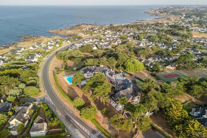 Appart’hôtel pour 3 personnes, avec Balcon ainsi que Terrasse et Piscine