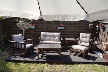 Location de vacances pour 6 personnes, avec terrasse à Lion-sur-Mer