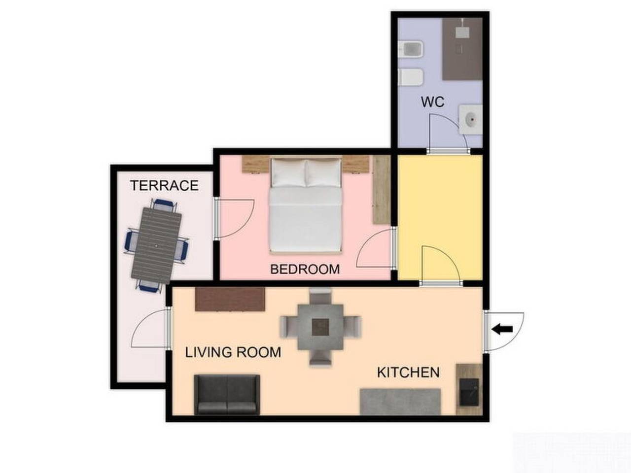 Appartement entier, Suite Mareconero in Scossicci, Côte Adriatique Marken