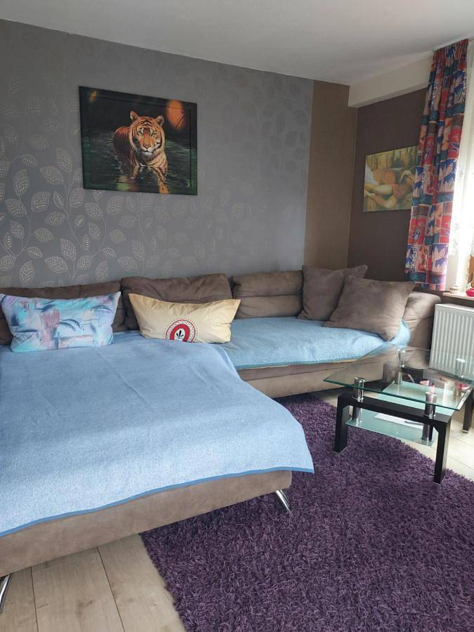 Ferienwohnung für 5 Personen, mit Balkon und Terrasse sowie Garten und Ausblick in Bad Ems