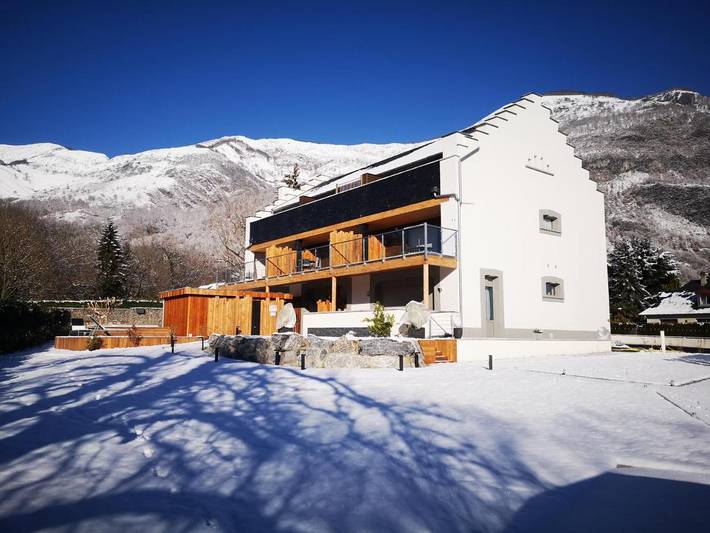 Gîte pour 6 personnes, avec piscine et jardin ainsi que vue et sauna à Ayzac-Ost - 2