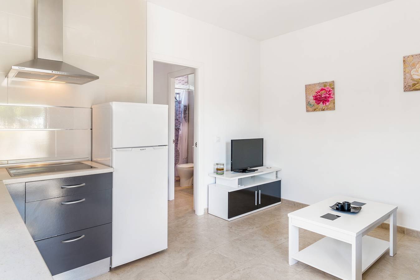 Luminoso apartamento con A/C, piscina, terraza, jardín y Wi-Fi; aparcamiento disponible in Conil de la Frontera, Costa de la Luz